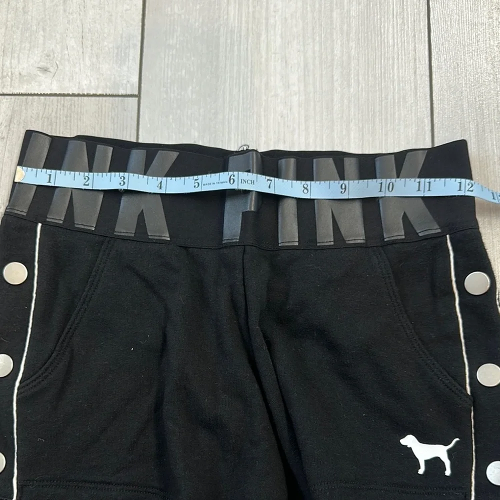 PINK Victoria's Secret Black Women's Elastic Waist Athletic Shorts size XS - Picture 6 of 9